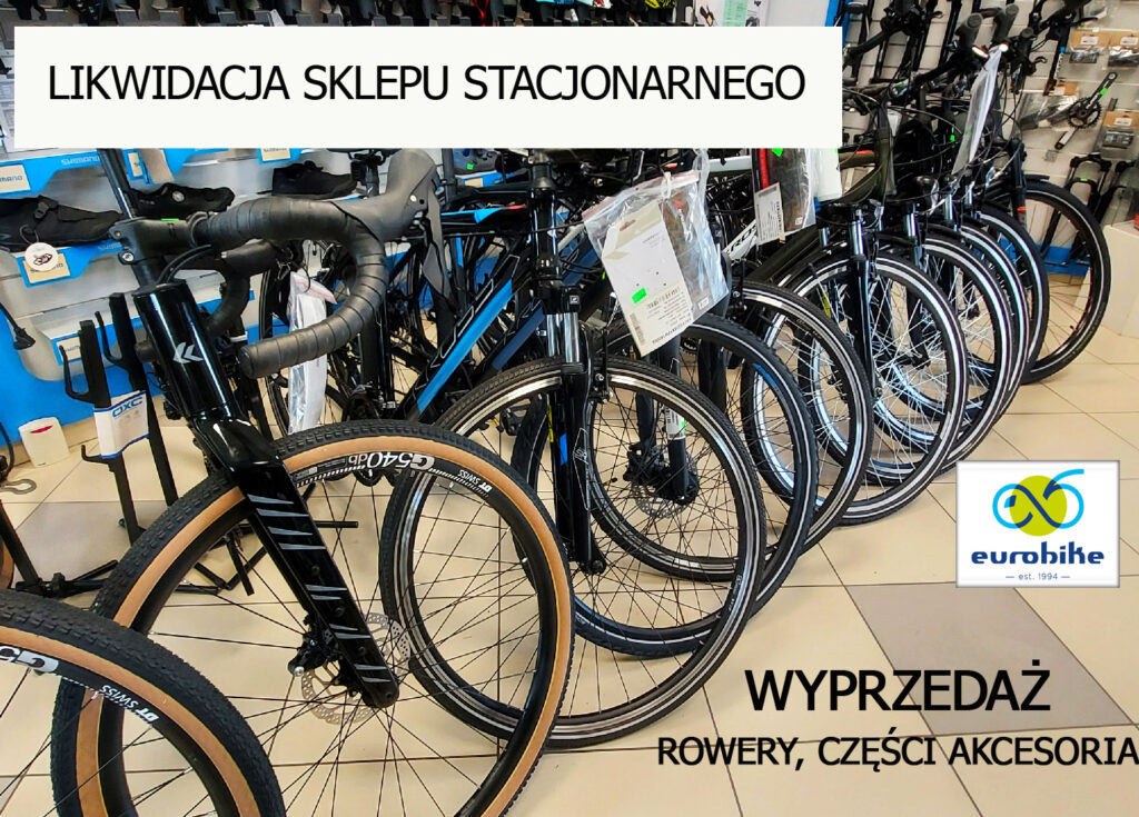 Stacjonarny sklep i serwis rowerowy Eurobike zmienił się w sklep internetowy