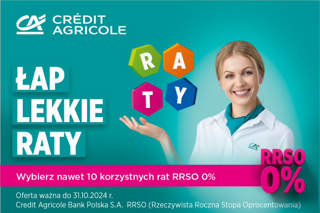 CREDIT AGRICOLE – promocyjne raty na zakup rowerów firmy KROSS