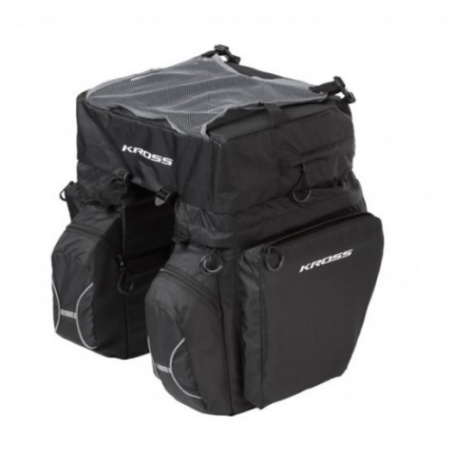 Sakwa rowerowa Kross Roamer Triple Rear Bag - Potrójna - T4CTO000029