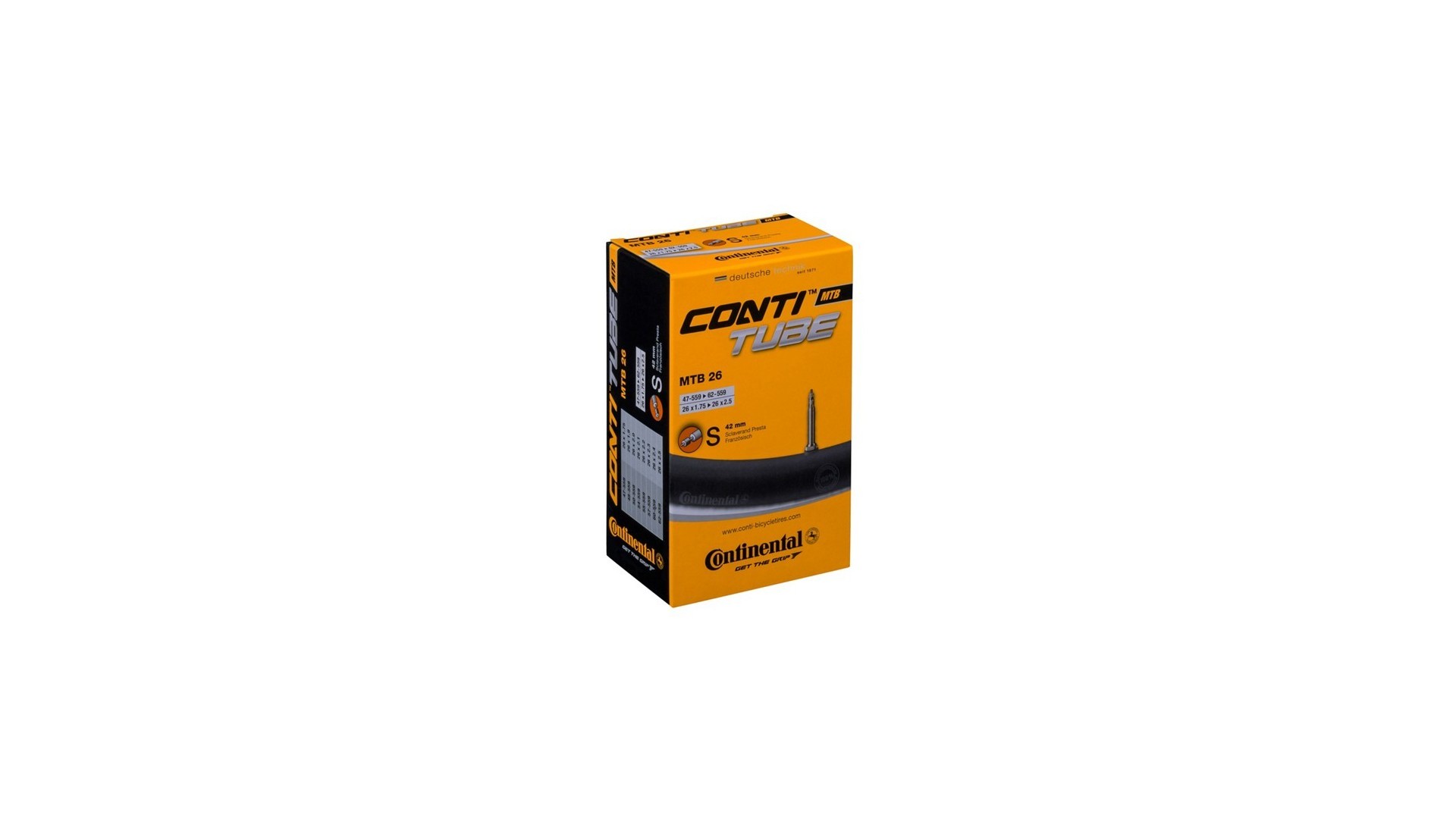 Dętka Continental MTB 26 wentyl 42mm presta 47/62-559 - CO0181631